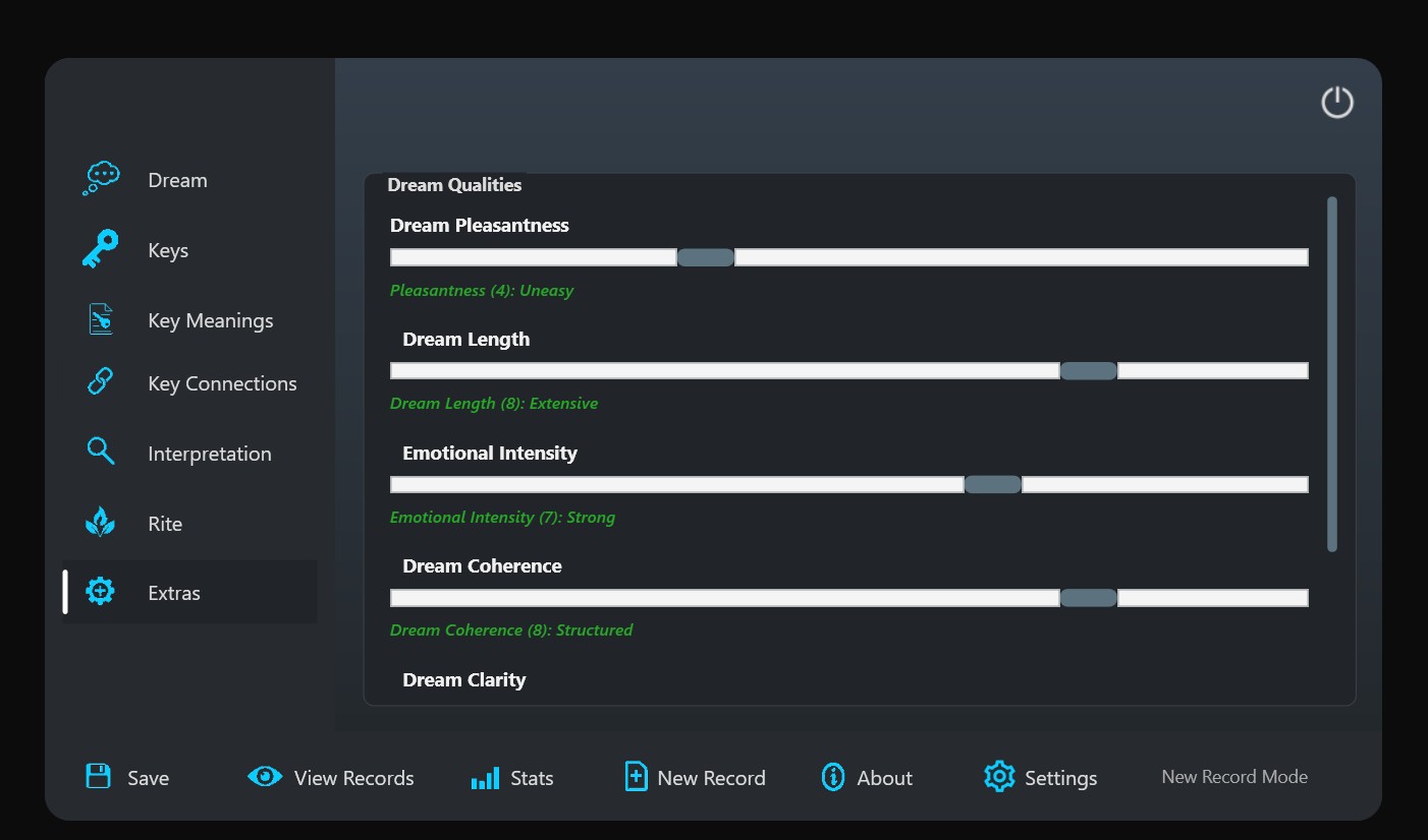 Dream Recorder Extras Example