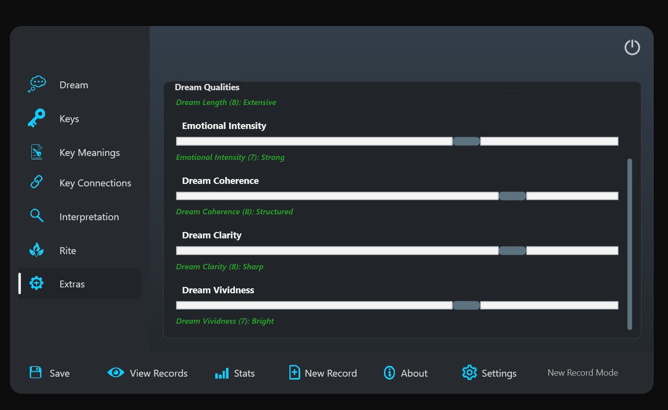 Dream Recorder Extras Example