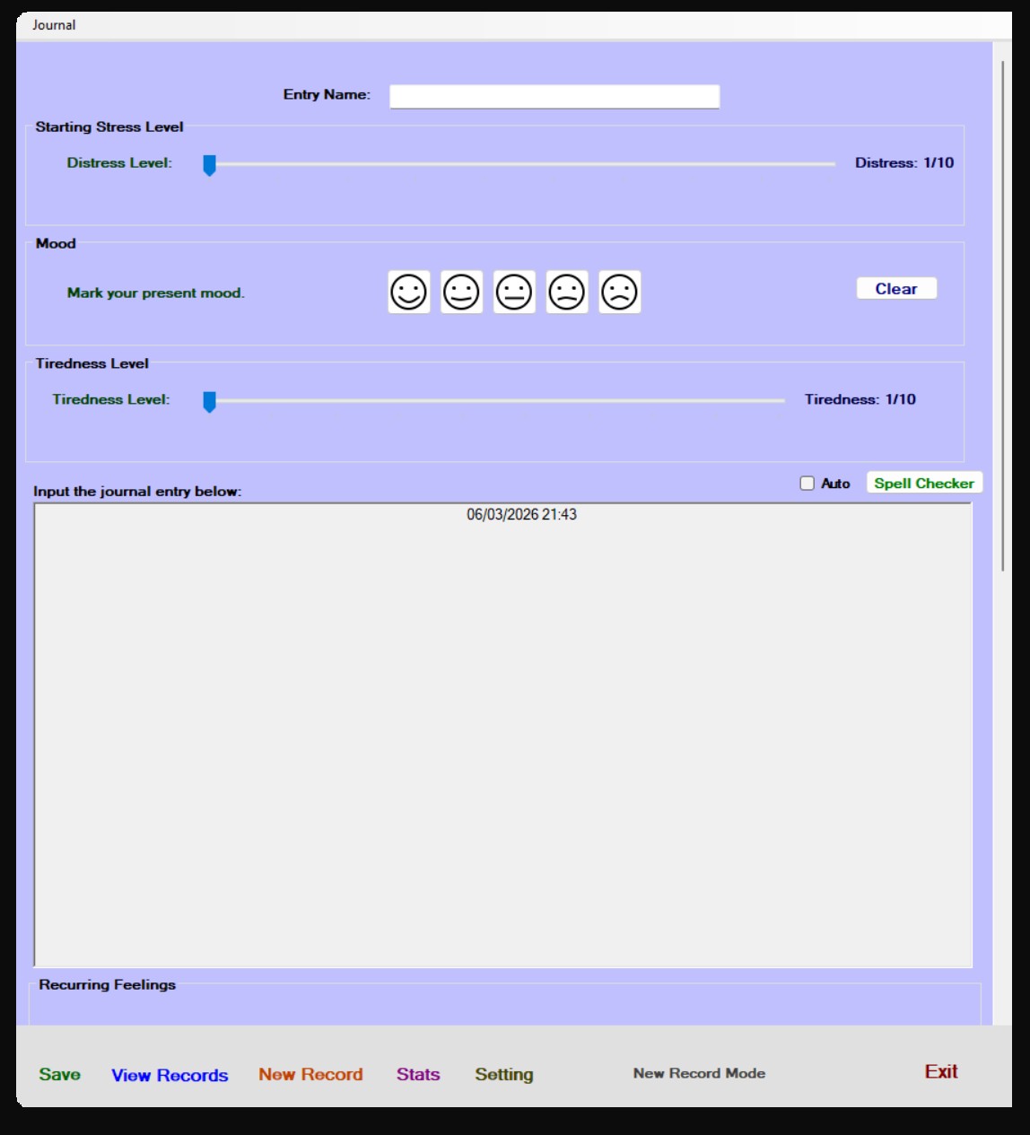 Journal Recorder