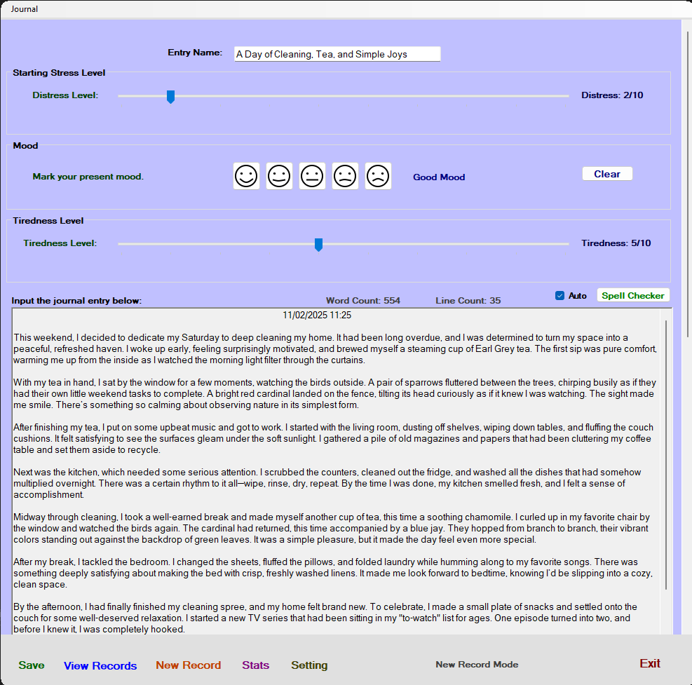 Journal Recorder